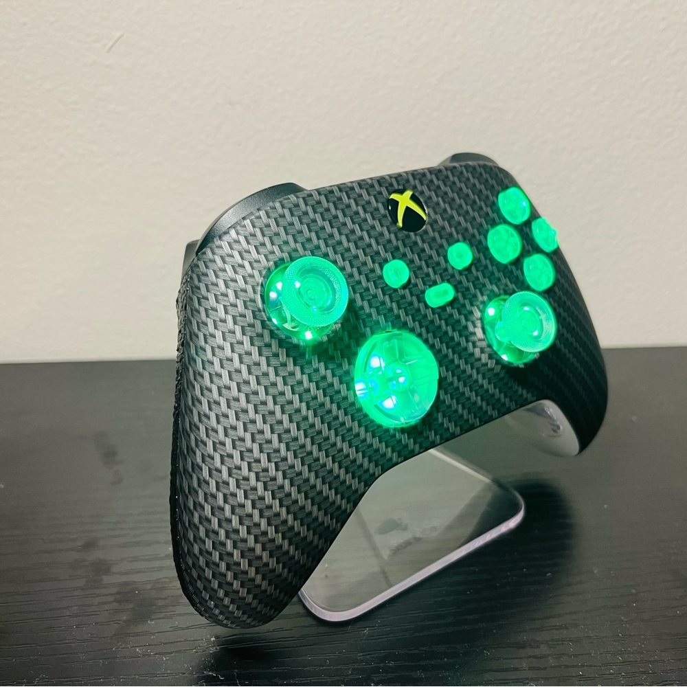Microsoft Xbox Custom Modded Controller with LEDs - Picture 3 of 4